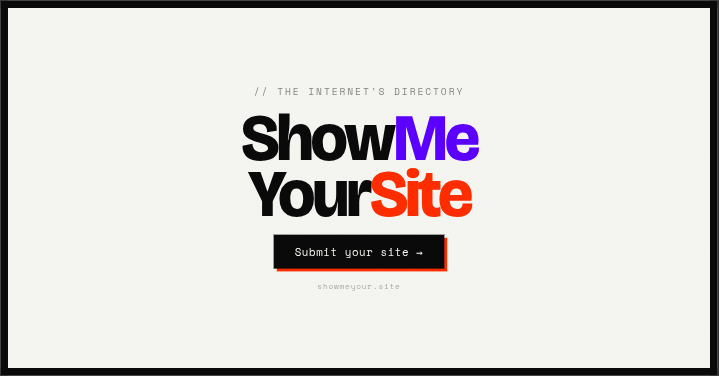 ShowMeYourSite | Online Tools Directory